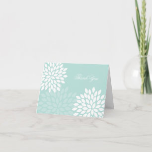 Carte De Remerciements Douces Dahlias Mariage
