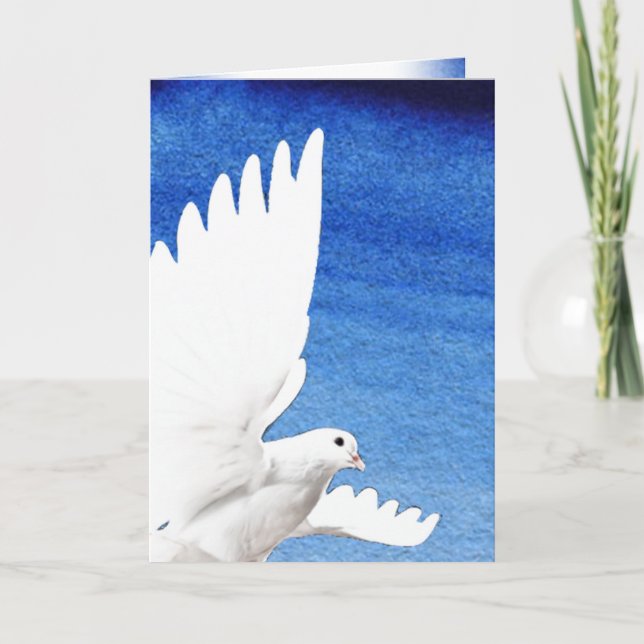 Carte De Remerciements Dove Watercolor (Devant)