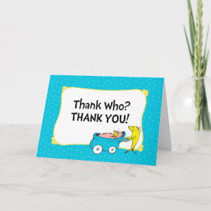 Carte De Remerciements Dr. Seuss Un Poisson - Remerciements pour bébé S