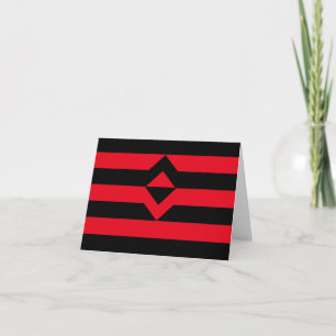 Carte De Remerciements Drapeau de fierté du poing