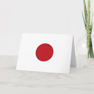 Carte De Remerciements Drapeau du Japon