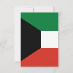 Carte De Remerciements Drapeau du Koweït