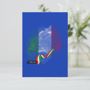 Carte De Remerciements Drapeau italien
