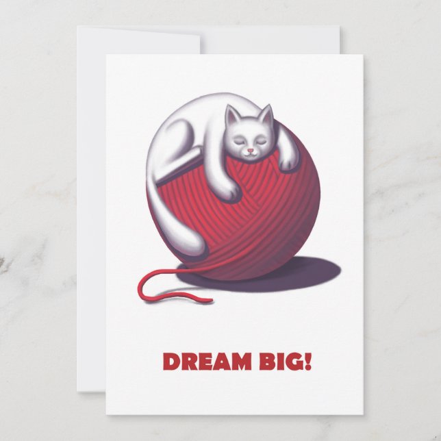 Carte De Remerciements Dream Big (Devant)