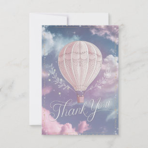 Carte De Remerciements Dreambow Hot Air Balloon