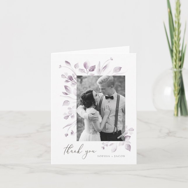 Carte De Remerciements Dreamy Foliage (Devant)