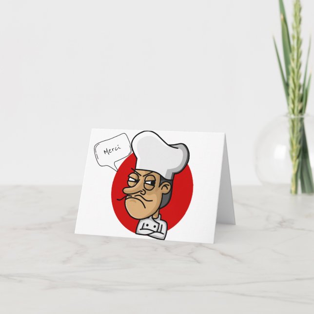 Carte de remerciements drôle (Devant)