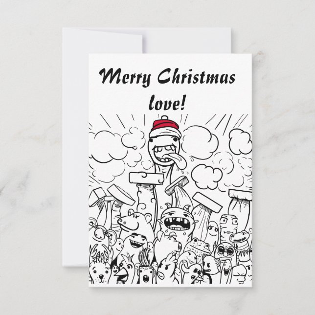 Carte De Remerciements Drôle (Devant)