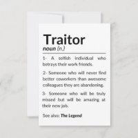 Drôle collègue d'adieu, collègue quittant son empl