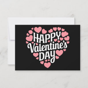 Carte De Remerciements Drôle Joyeuse Saint Valentin Cœur Amour Valentin 