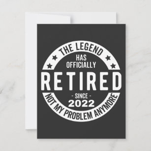 Carte De Remerciements drôles retraite, retraités, pompier à la retraite,