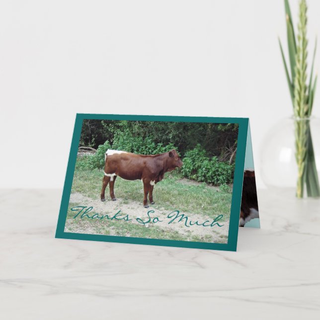 Carte De Remerciements Dsta-Merci-personnaliser (Devant)