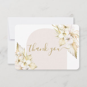 Carte de remerciements du désert de Bohême