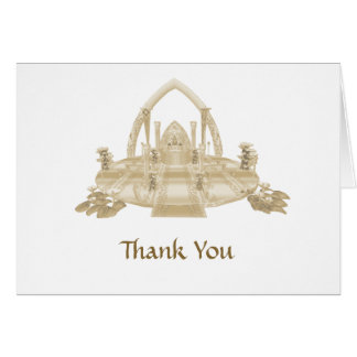 Carte de remerciements du faire-part de mariage