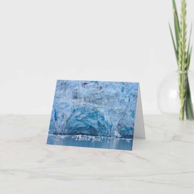 Carte de remerciements du glacier Prince William S (Devant)