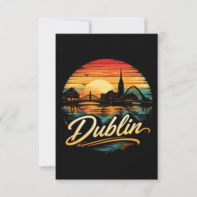 Carte De Remerciements Dublin (Devant)