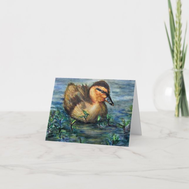 Carte De Remerciements Duckling (Devant)