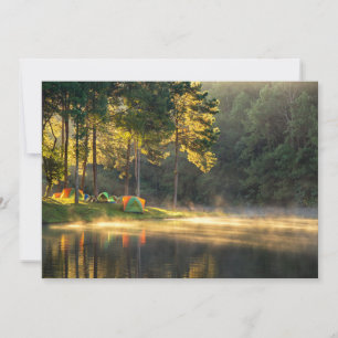 Carte De Remerciements Eau Lac à Meahongson, Thaïlande