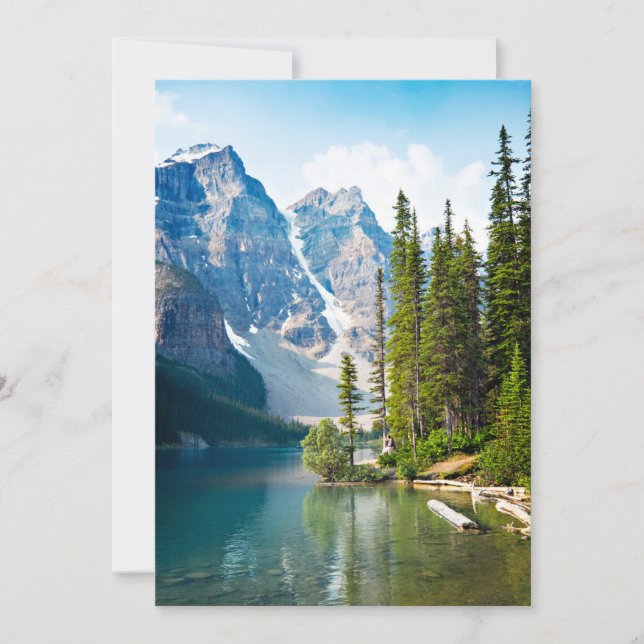 Carte De Remerciements Eau | Moraine Lake, Canada (Devant)