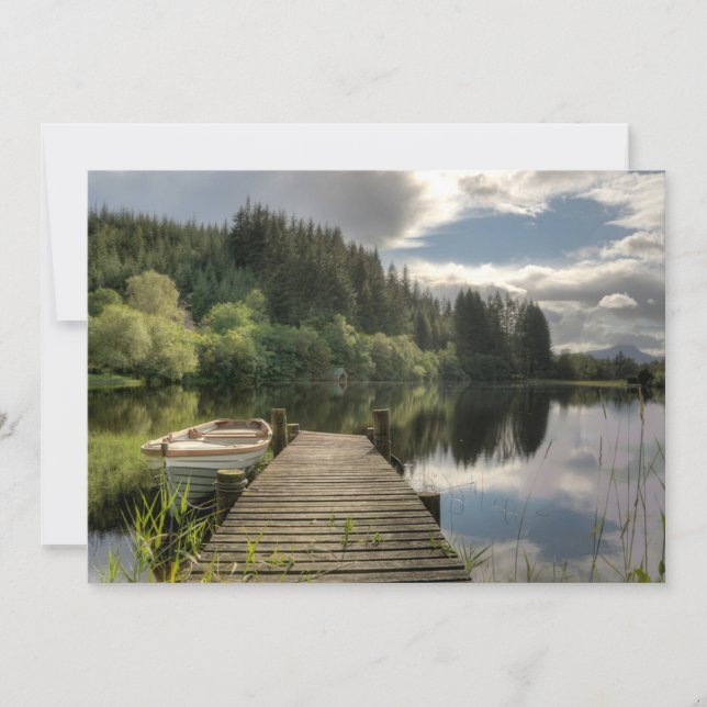 Carte De Remerciements Eau | Parc national Loch Ard Trossachs (Devant)