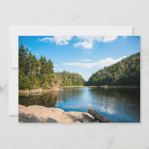 Carte De Remerciements Eau   Spruce Lake Québec, Canada