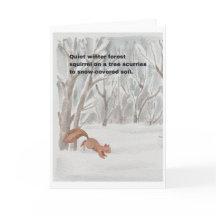 Écureuil en Forêt 2 - version estompée