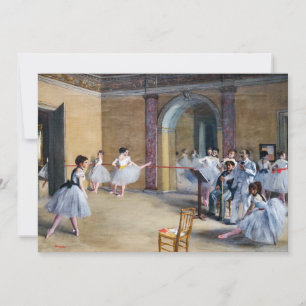 Carte De Remerciements Edgar Degas - Dance Foyer, Opéra rue Le Peletier