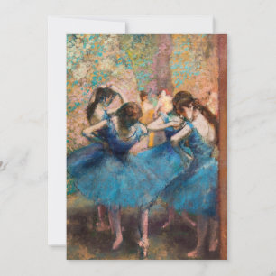 Carte De Remerciements Edgar Degas - Danseurs en bleu
