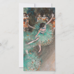 Carte De Remerciements Edgar Degas - Danseuse basculant / Danseuse verte
