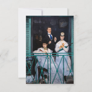 Carte De Remerciements Edouard Manet - Balcon / Le Balcon