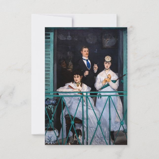 Carte De Remerciements Edouard Manet - Le Balcon / Le Balcon (Devant)