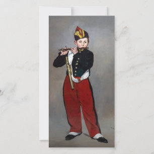 Carte De Remerciements Edouard Manet - Le Fifer / Jeune Flutiste