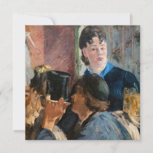 Carte De Remerciements Edouard Manet - Serveuse de Bière