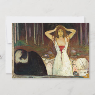 Carte De Remerciements Edvard Munch - Ashes
