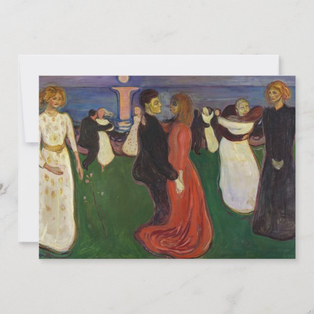 Carte De Remerciements Edvard Munch - La Danse de la Vie (Devant)