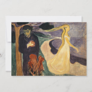 Carte De Remerciements Edvard Munch - Séparation