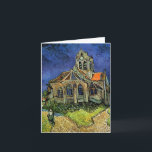 Carte De Remerciements Eglise d'Auvers par Vincent van Gogh Mariage<br><div class="desc">Facile à customiser Mariage Merci Cartes. L'église d'Auvers (1890) de Vincent van Gogh est une peinture religieuse de post impressionnisme vintage d'art, représentant une femme marchant le long d'un chemin vers la chapelle du village avec de beaux vitraux. Une scène architecturale de la vie quotidienne. À propos de l'artiste :...</div>