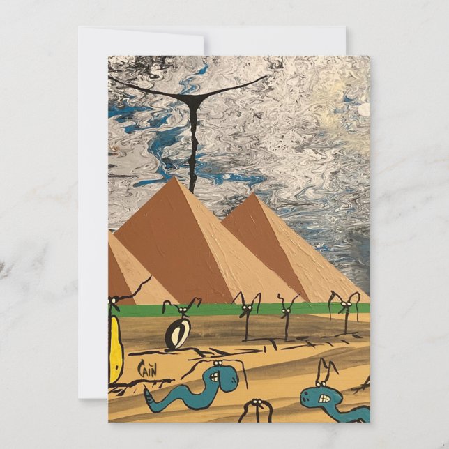 CARTE DE REMERCIEMENTS EGYPTE (Devant)