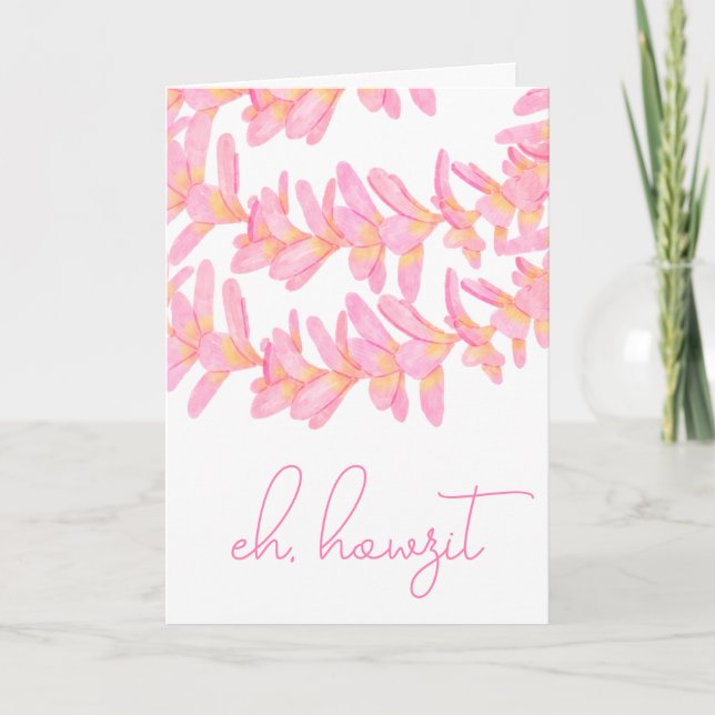 Carte De Remerciements Eh, Howzit (Devant)