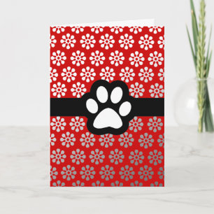 CARTE DE REMERCIEMENTS EI SERIES-THANKS RETRO PET CARD