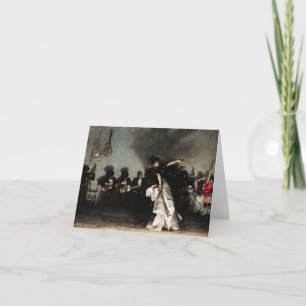 Carte De Remerciements El Jaleo par John Singer Sargent