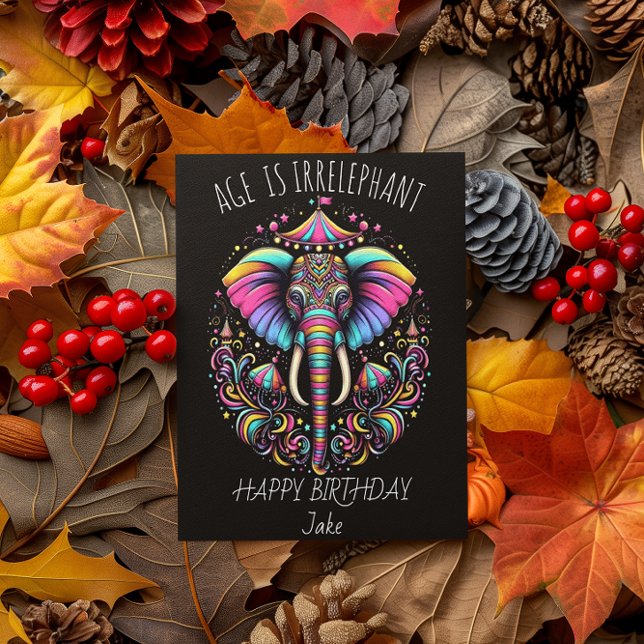 Carte De Remerciements Ele-Fete vibrante pour une journée spéciale (Créateur téléchargé)