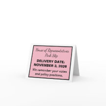 Élection 2026 - Slip rose Chambre des représentant