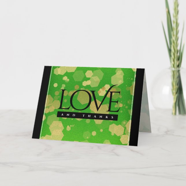 Carte De Remerciements Élégant 66ème anniversaire de Mariage Titanite (Devant)