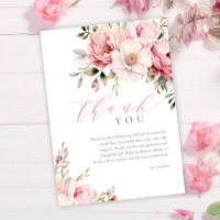Élégant Bébé rose En Fleur Baby shower Fille