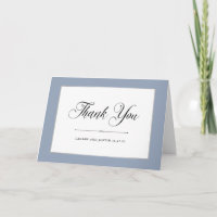 Elegant Couture | Dusty Blue Thank You