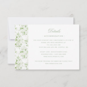 Carte De Remerciements Elégant Crest avec Sage Green Bow Détails