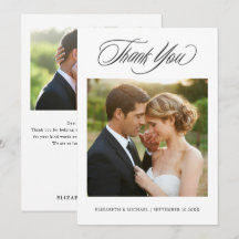Élégant Script de Mariage à 2 Photos