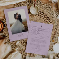 Élégant Script Typographie Plum Mariage