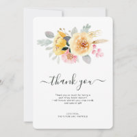 Élégante douche de mariée à l'aquarelle florale